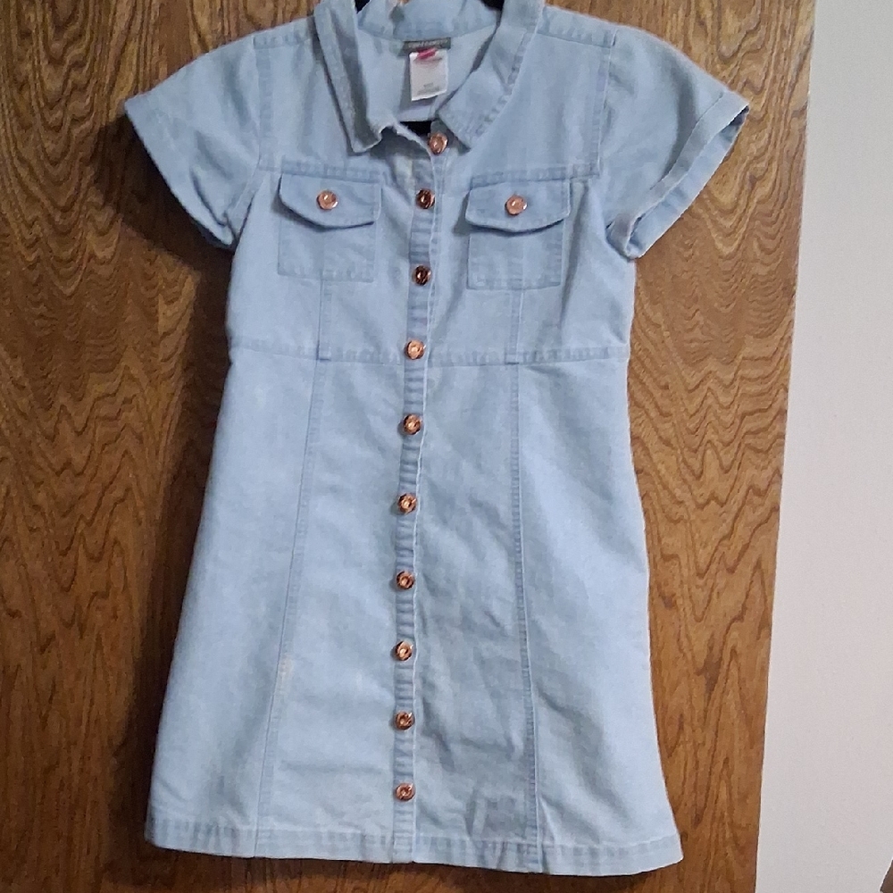 Vince Camuto Kids Denim Blue Casual Dress